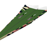 Earth Fighter paper airplane design