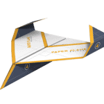 Branded Stunt Jet airplane template
