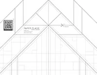 Stunt Jet paper airplane coloring sheet