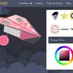 How to make a paper airplane with paper plane builder