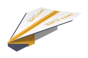Branded Bomber Paper Airplane Template