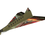Star Ship Flyer Paper Plane Design
