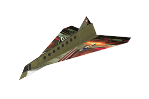 Star Ship Flyer Paper Plane Design