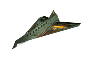 Military spaceship Galaxy Fighter Paper Airplane Design