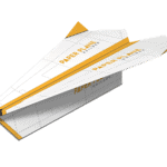 branded paper plane builder template