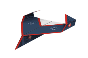 Night Owl paper airplane design