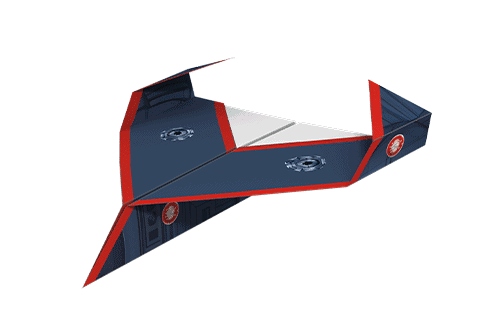 Night Owl paper airplane design